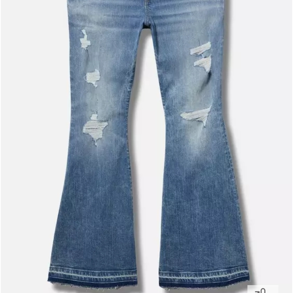Torrid Light Blue Flare Jeans
